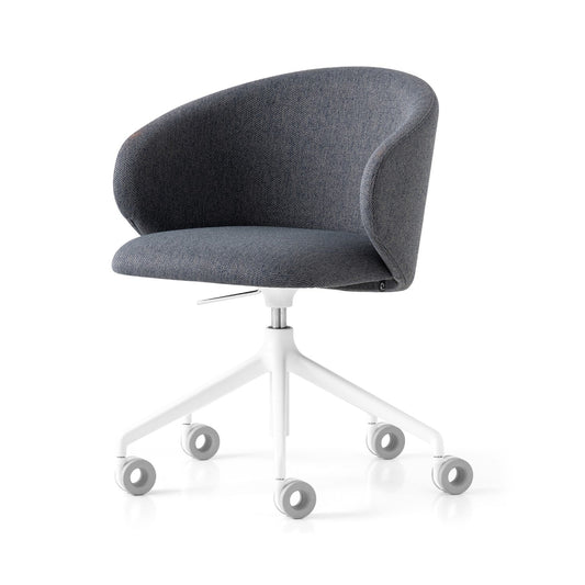 Tuka Indoor/Outdoor Optic White Base Swivel Office Chair