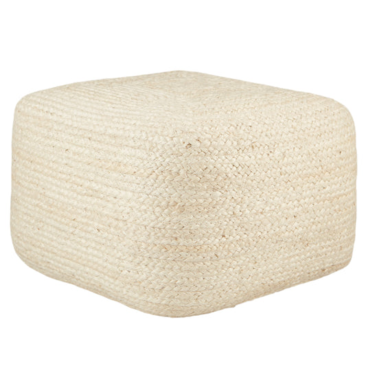 Sangam Pouf in Ivory