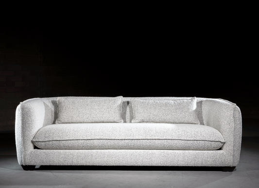 Campbell Flannel Grey Sofa