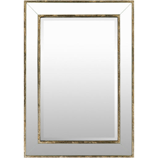 Transitional Wall Mirror in Silver
